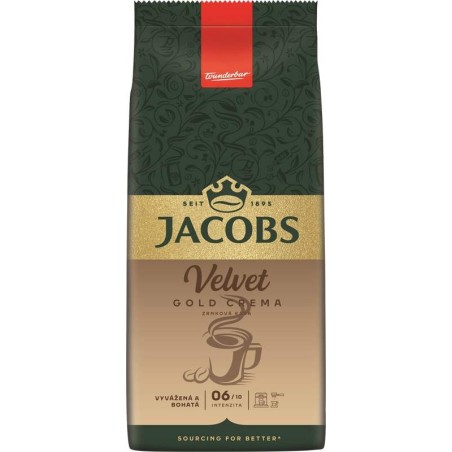 Jacobs Velvet Gold Crema 1kg - zrnková