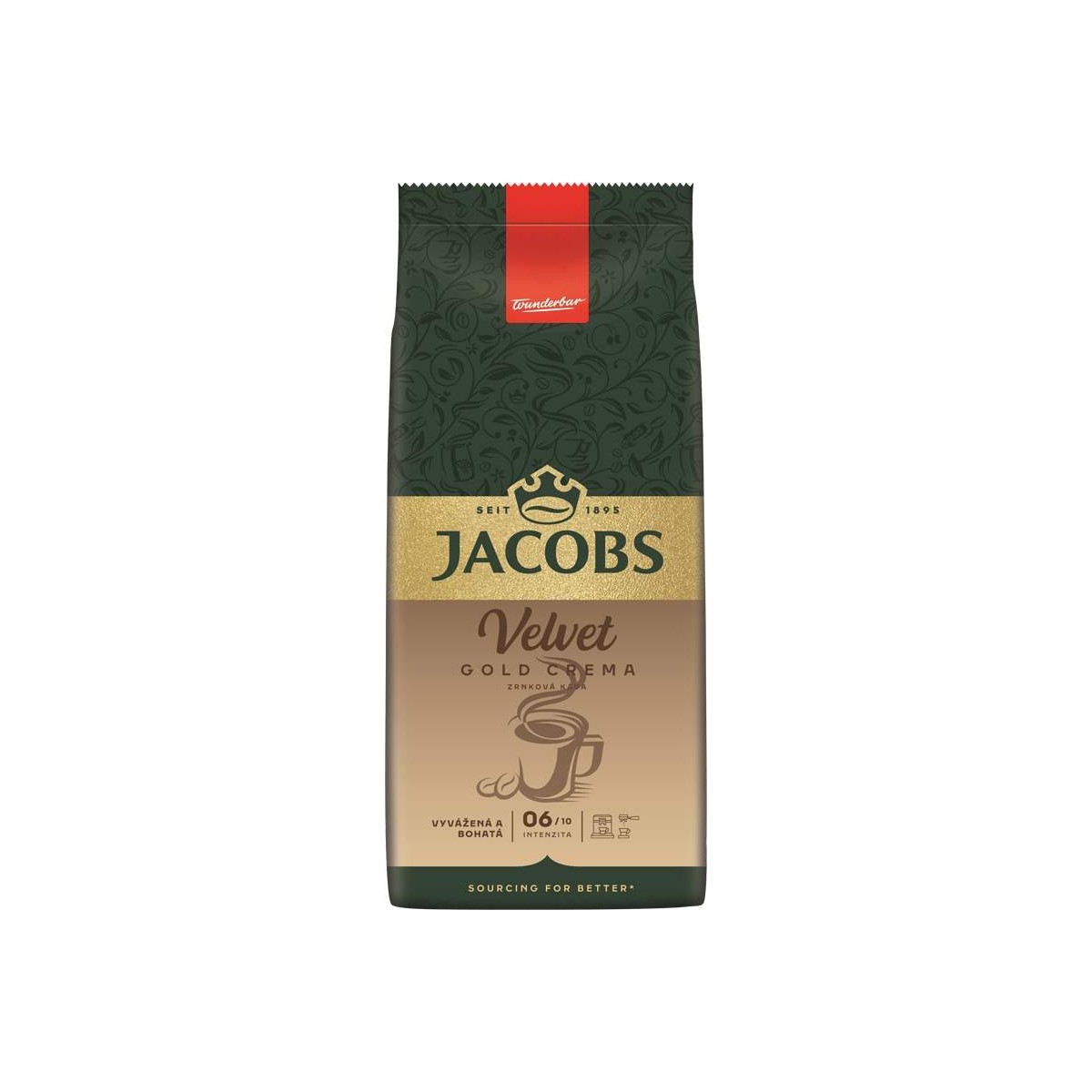 Jacobs Velvet Gold Crema 1kg - zrnková