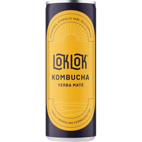 LokLok Kombucha Yerba maté 0,25l plech