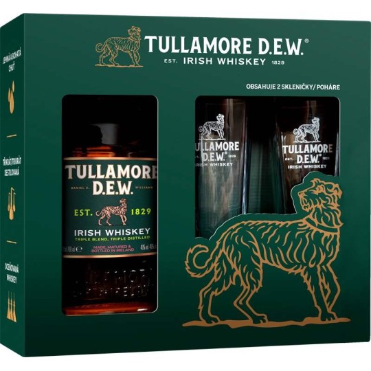 Tullamore DEW Original 0,7- kazeta 2 skleničky