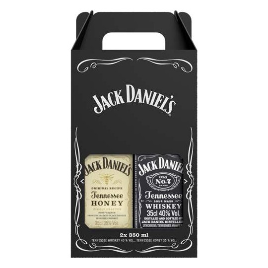 Jack Daniel's Tennessee Whiskey Duopack Honey & Original 2x0,35l