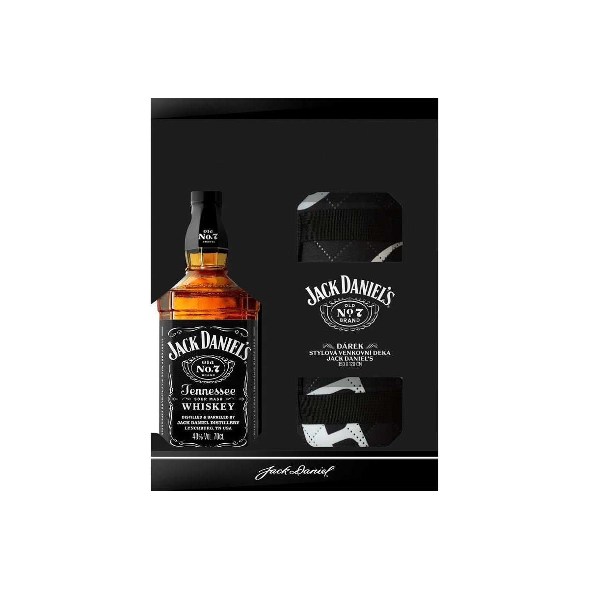 Jack Daniel's Tennessee Whiskey 0,7l kazeta + deka