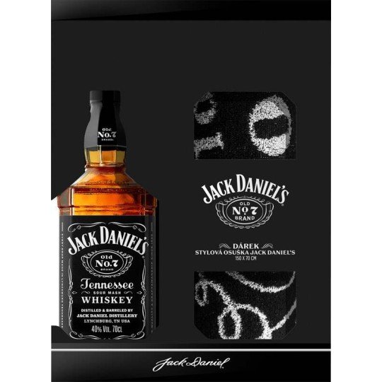 Jack Daniel's Tennessee Whiskey 0,7l kazeta + osuška