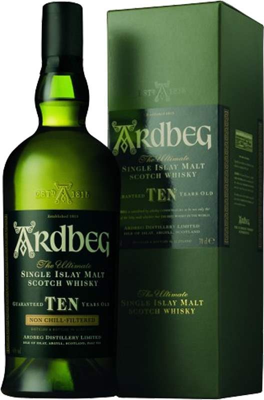 Ardbeg Islay Single Malt Scotch Whisky 10 YO 0,7l