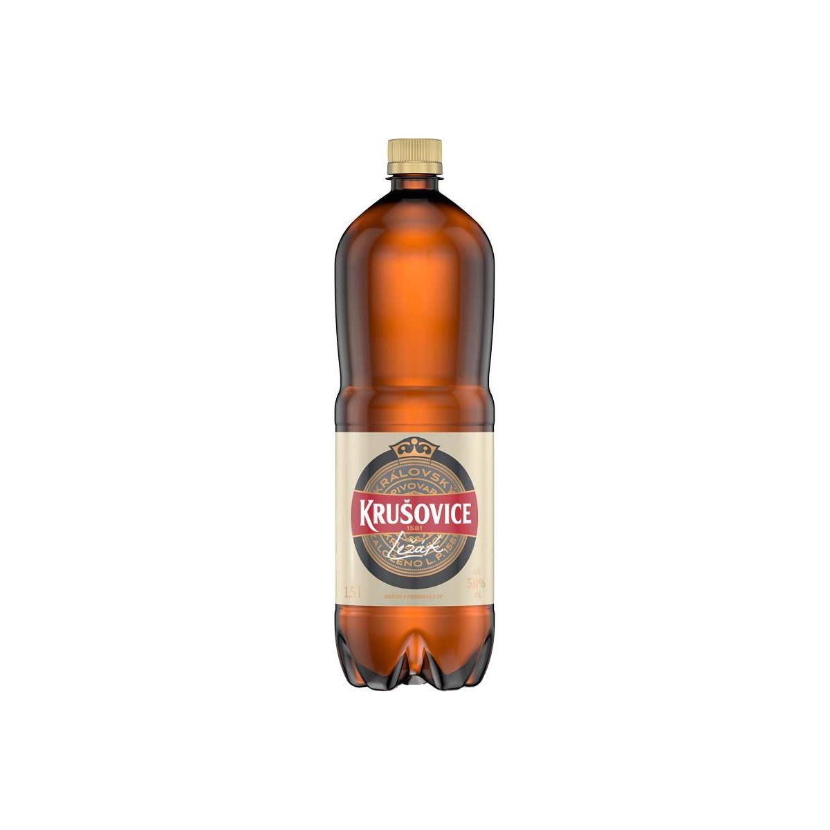 Krušovice 12 světlý ležák 1,5l - PET