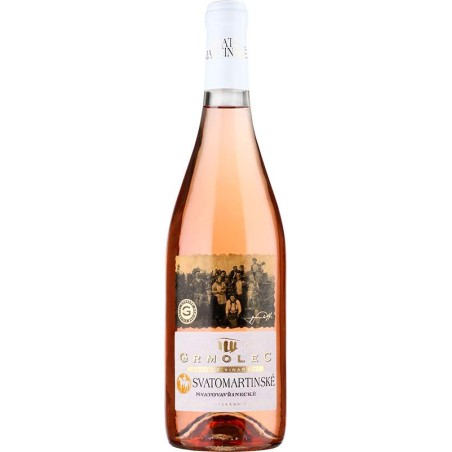 Svatomartinské Svatovavřinecké rosé 0,75l - Grmolec