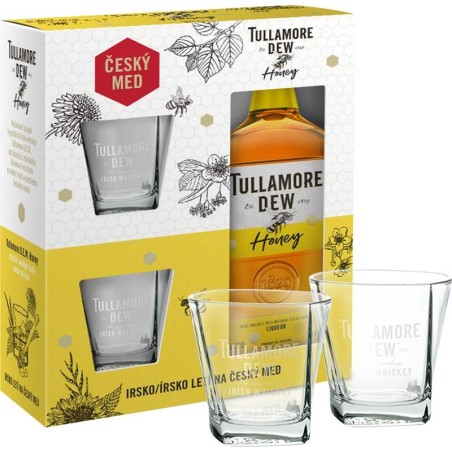 Tullamore DEW Honey 0,7l kazeta 2 skleničky