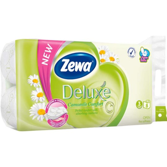 Toaletní papír Zewa Deluxe Cashmere Camomile 3vr. 8ks