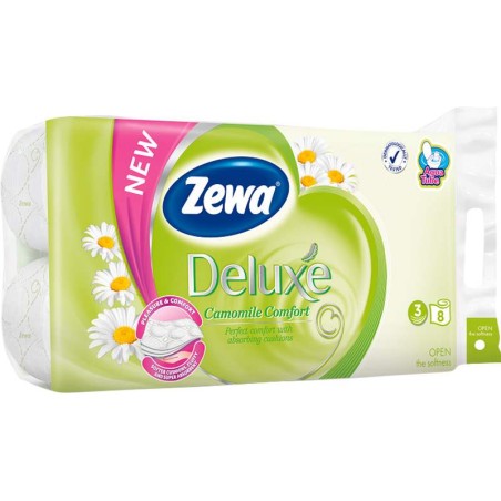 Toaletní papír Zewa Deluxe Cashmere Camomile 3vr. 8ks