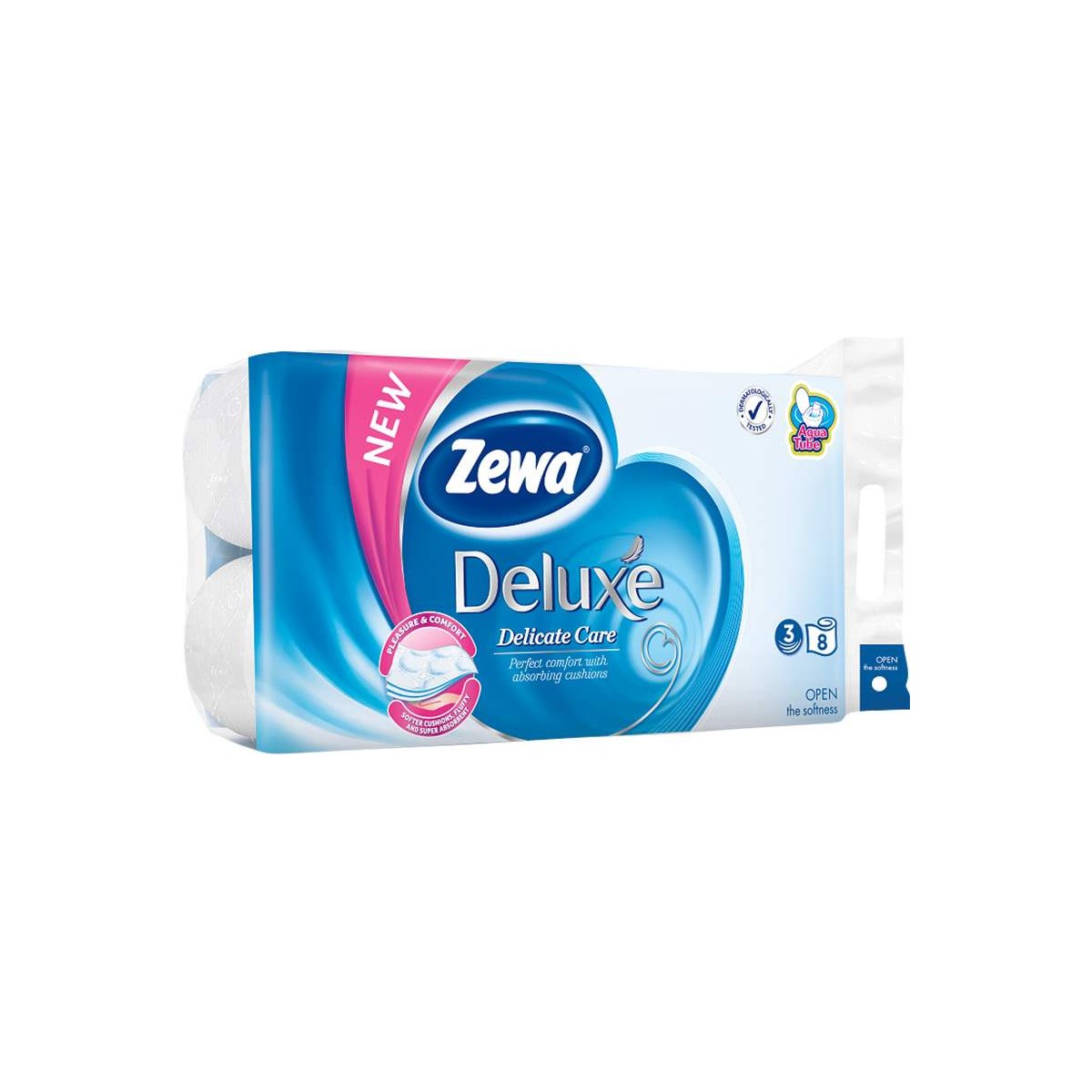 Toaletní papír Zewa Deluxe Delicate Care 3vr. 8ks