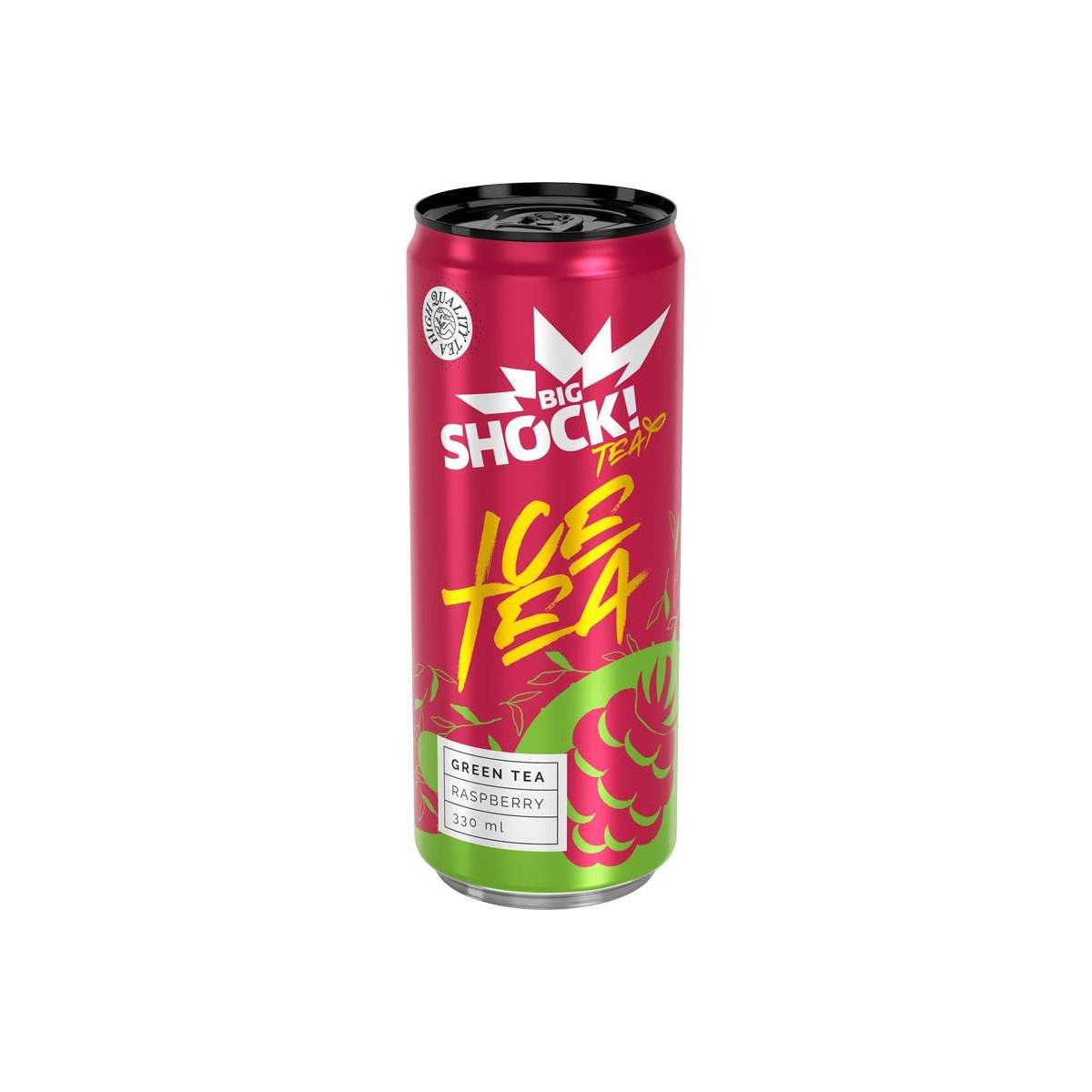 Big Shock! Ice Tea Green Tea Raspberry 0,33l plech