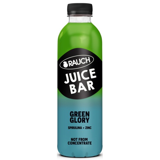 Rauch Juice Bar okurka - kiwi - spirulina 100% 0,8l - PET