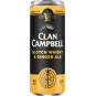 Clan Campbell Whisky & Ginger Ale 0,25l - plech