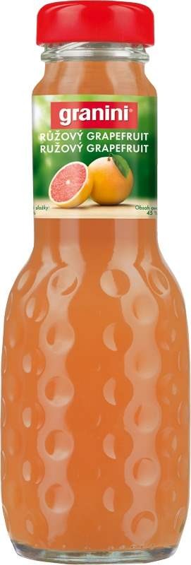 Granini Růžový grapefruit 0,2l - sklo