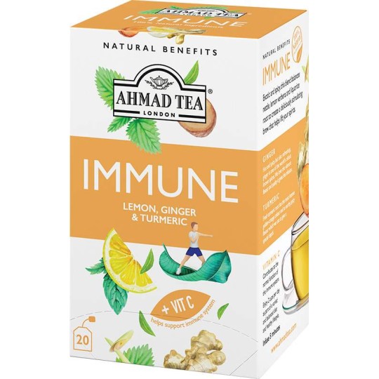 Ahmad Tea Immune citron, zázvor & turmeric 20x1,5g