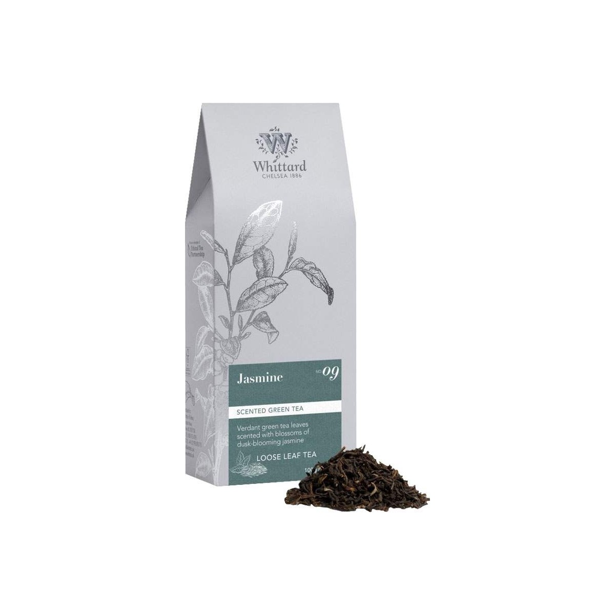 Whittard Chelsea Green Tea Jasmine 100g - sypaný