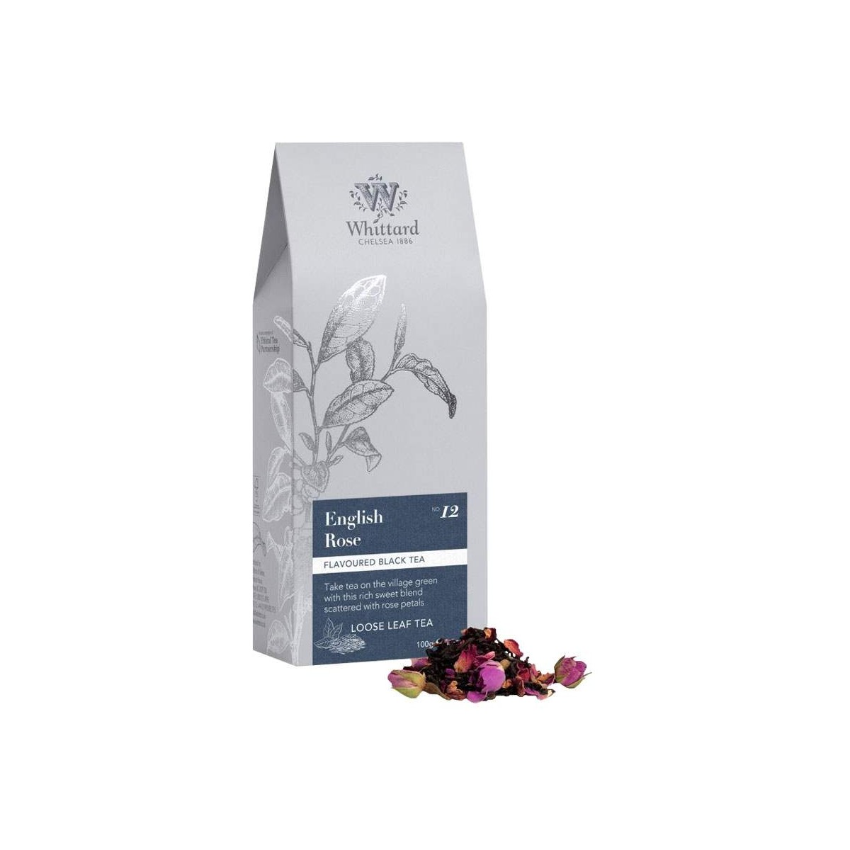 Whittard Chelsea English Rose 100g - sypaný