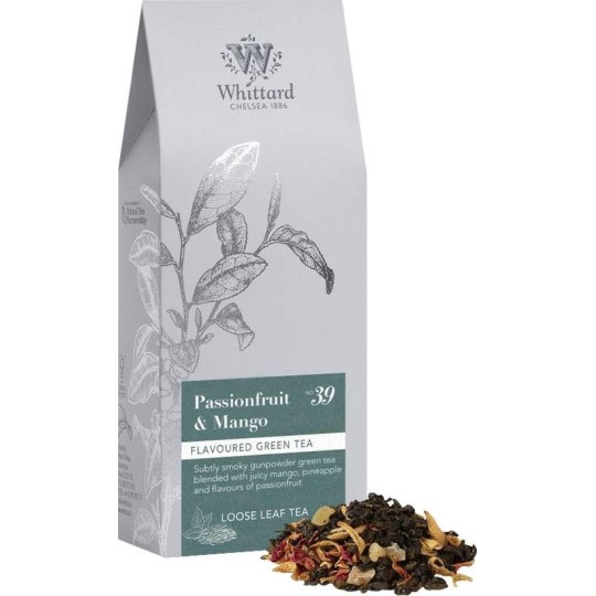 Whittard Chelsea Green Tea Passionfruit & Mango 100g - sypaný