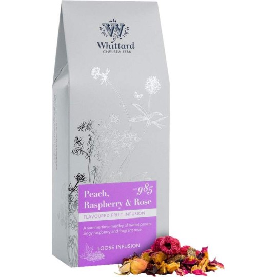 Whittard Chelsea Peach, Raspberry & Rose 100g - sypaný