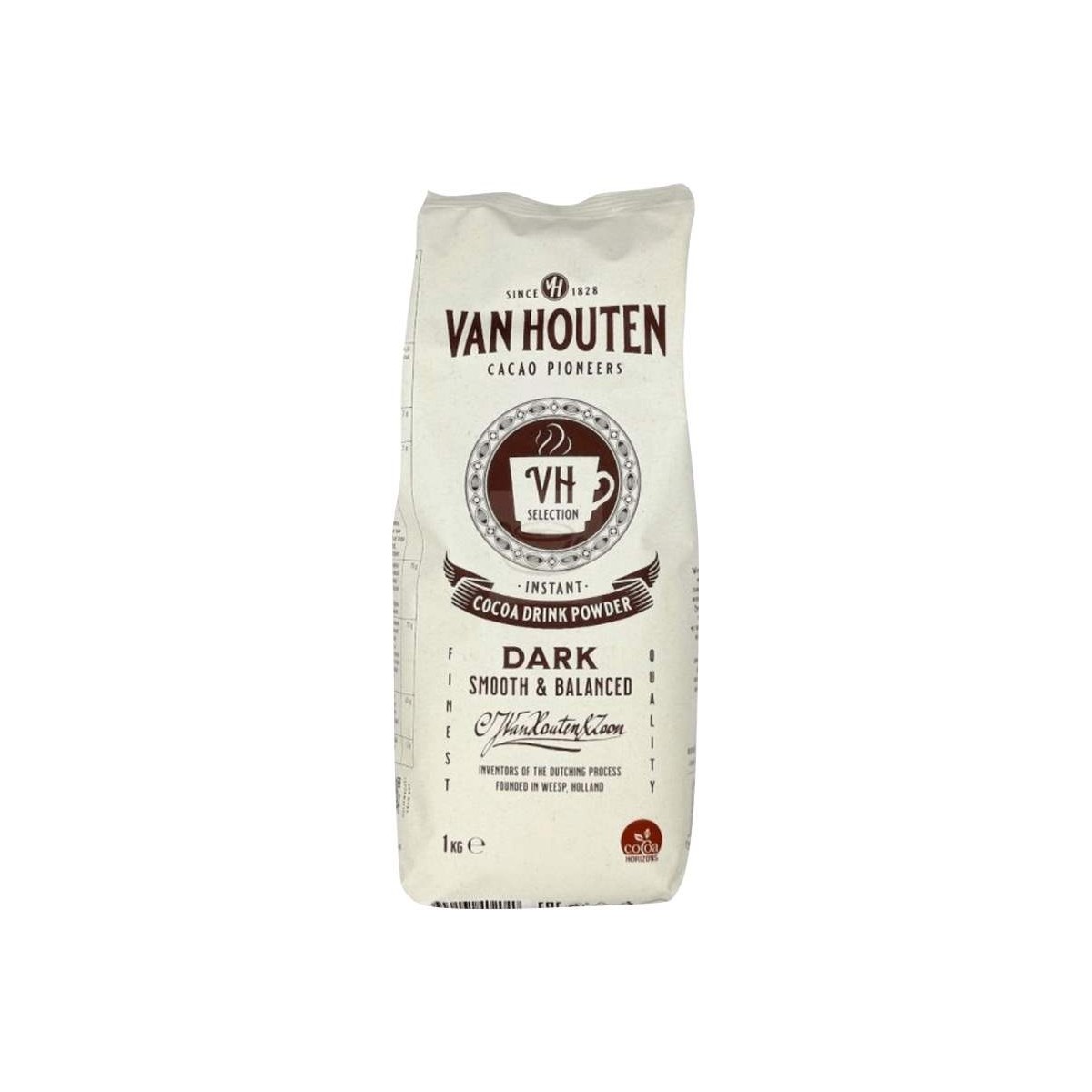 Van Houten Selection Dark - Smooth & Balanced - Horká čokoláda 1kg