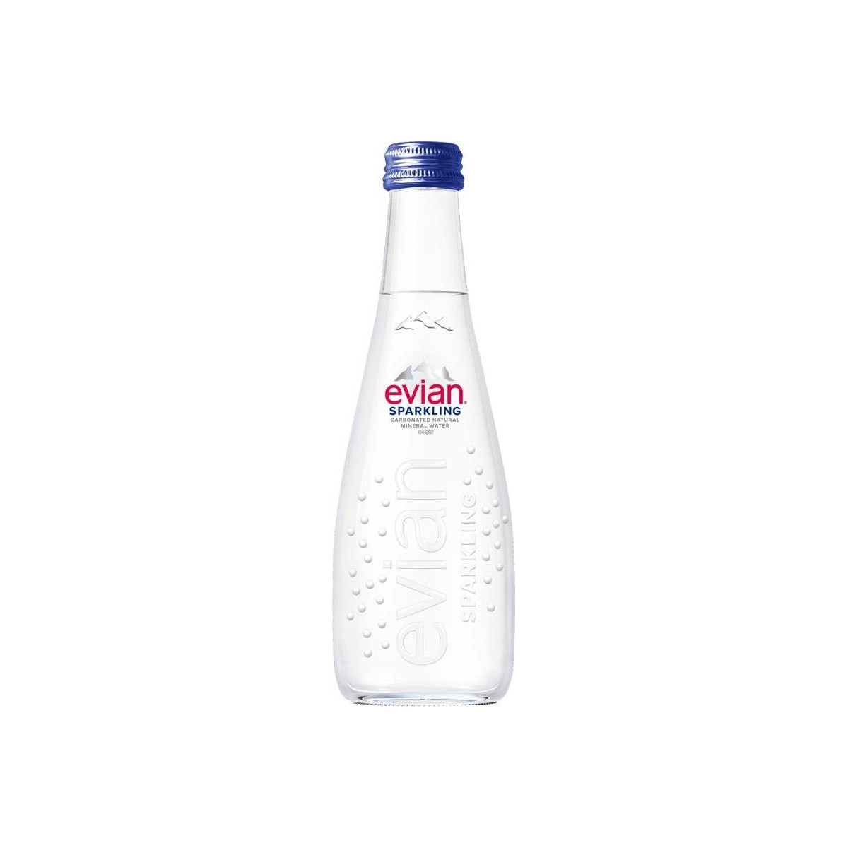 Evian Sparkling 0,33l - sklo