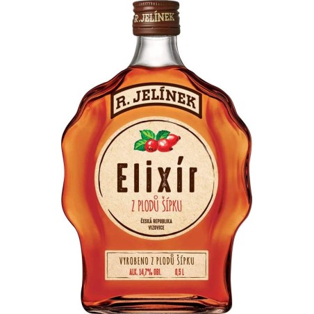 Elixír s plodu šípků 0,5l budík