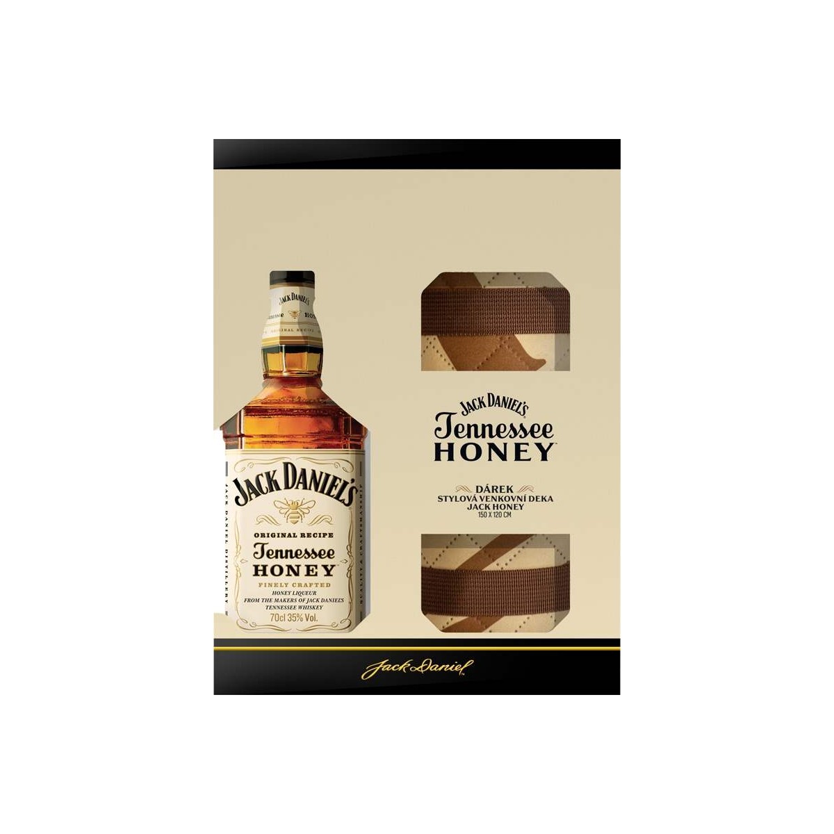 Jack Daniel's Tennessee Honey 0,7l kazeta + deka