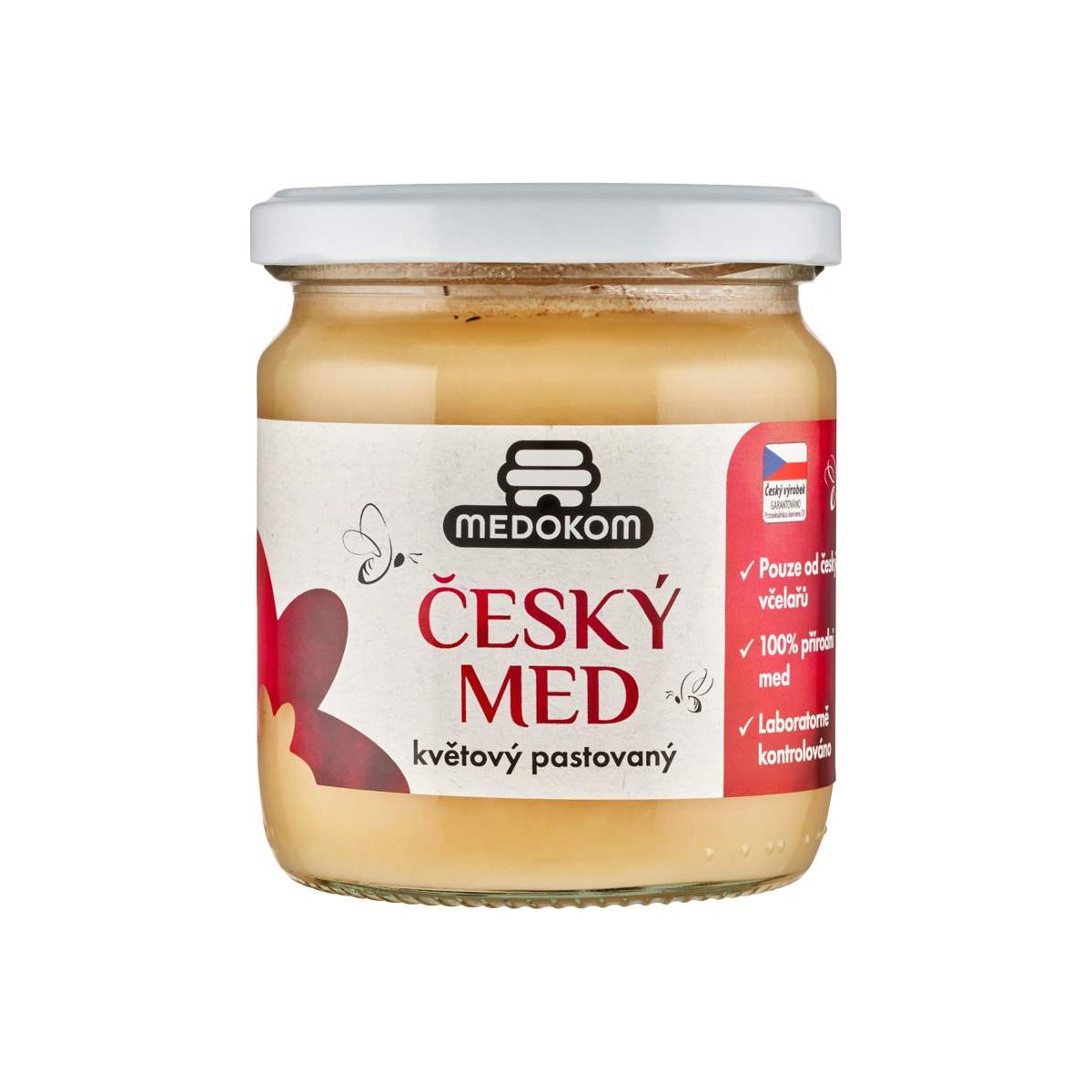 Český Med květový pastovaný 500g