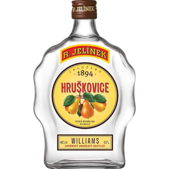 R. Jelínek Hruškovice Williams 42% 0,7l budík