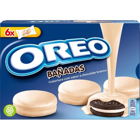 Oreo Baňadas máčené v bílé čokoládě 264g