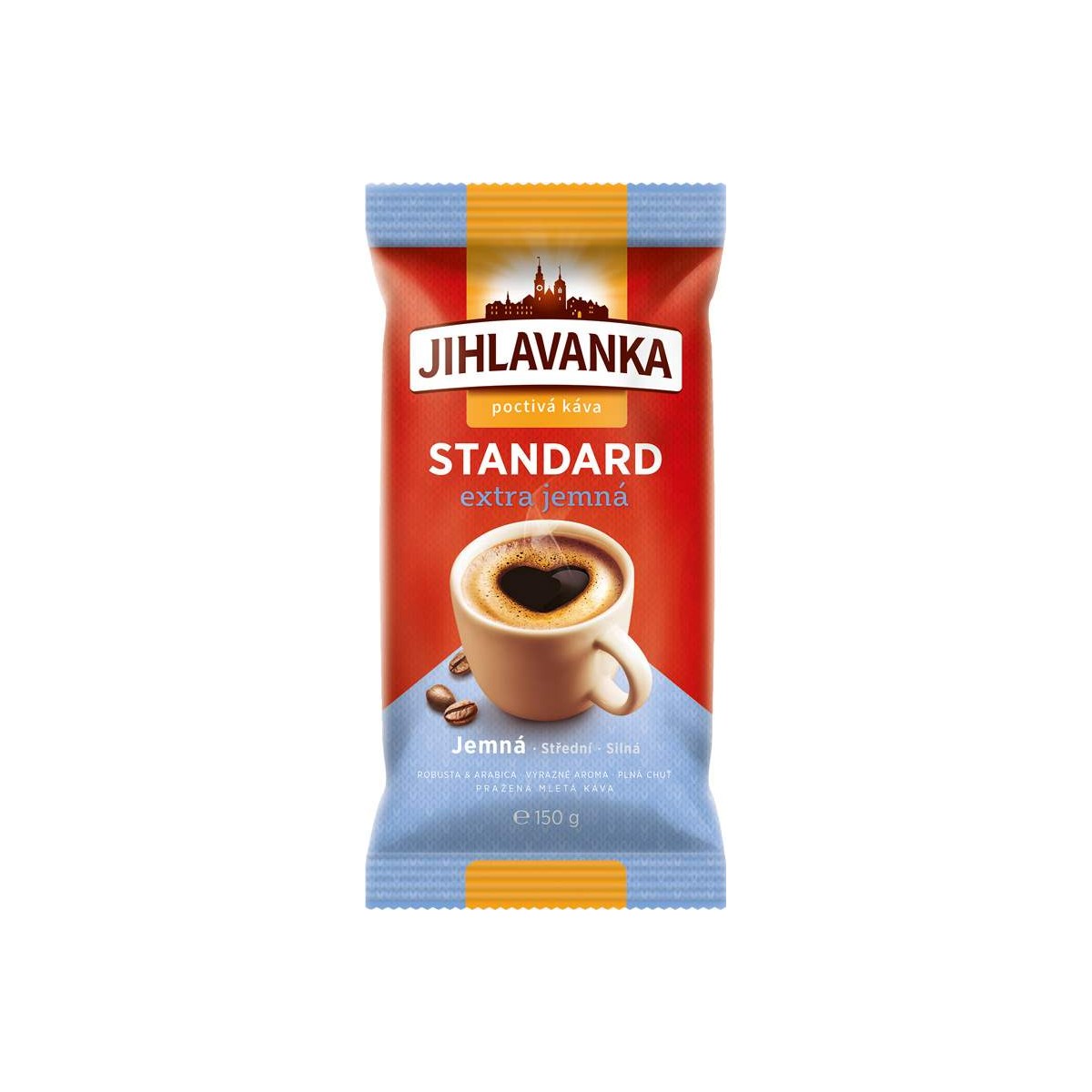 Jihlavanka Standard Extra Jemná 150g mletá