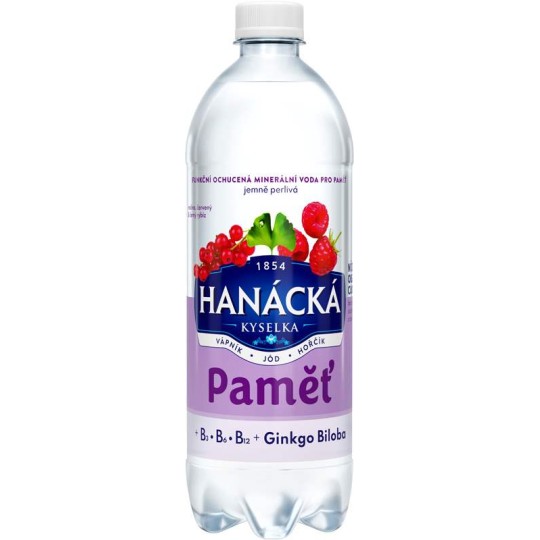 Hanácká Kyselka Paměť červený & černý rybíz 0,7l - PET