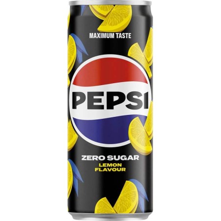 Pepsi zero sugar Lemon 0,33l - plech