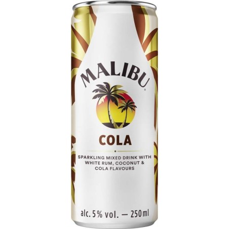 Malibu Cocktail Cola 0,25l - plech