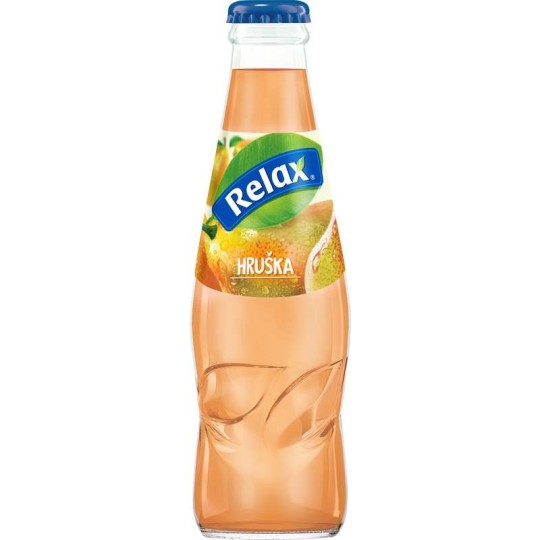 Relax hruška 0,2l sklo