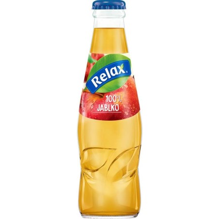 Relax jablko 100% 0,2l sklo