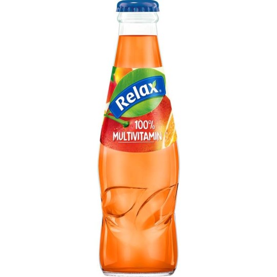 Relax multivitamin 100% 0,2l sklo