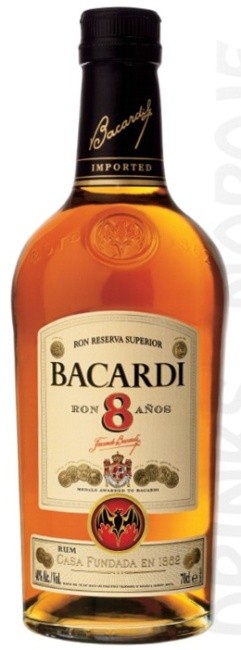 Bacardi 8 let 0,7l - old