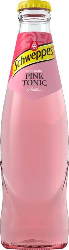 Schweppes Tonic Pink 0,25l - sklo