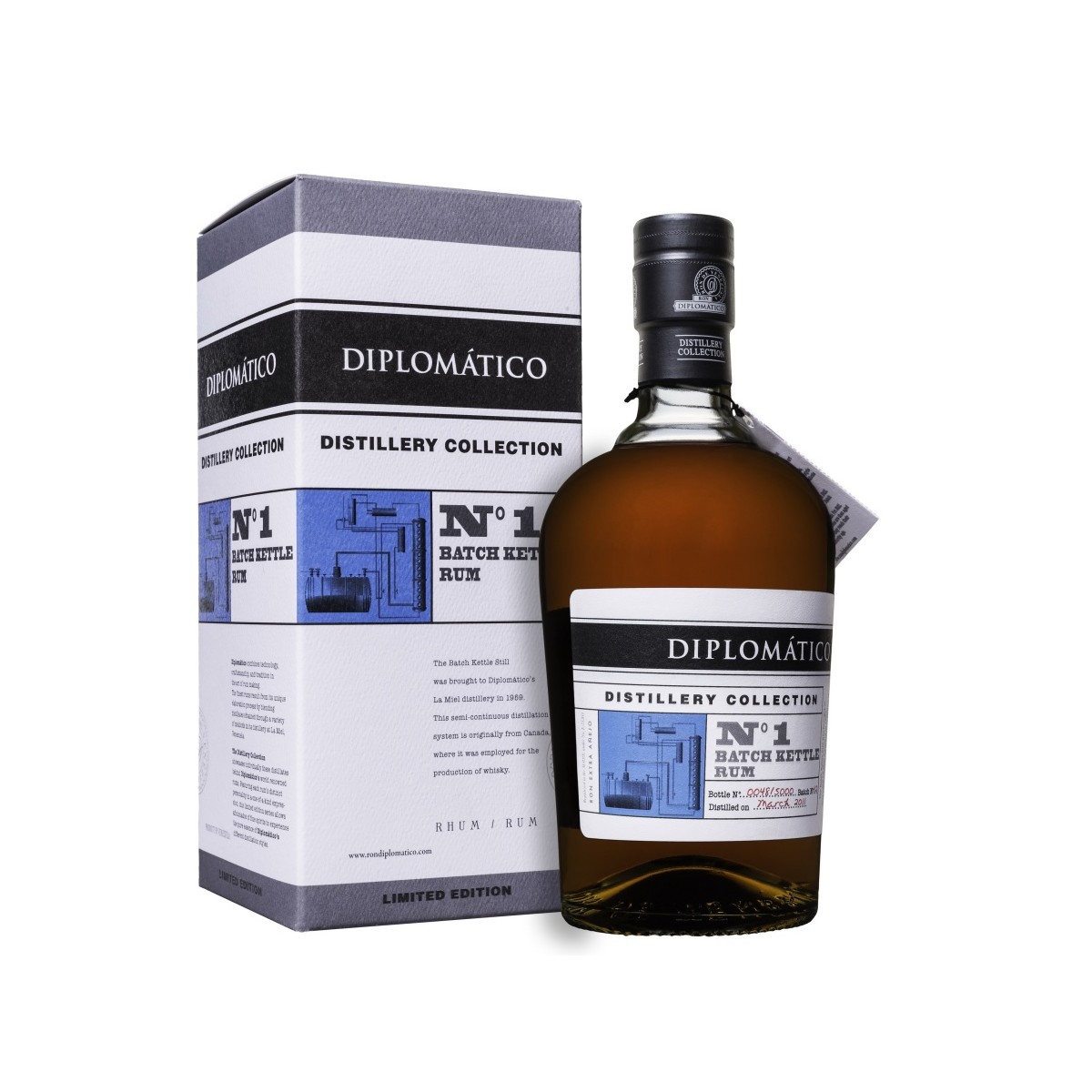 Diplomático Distillery Collection No.1 Batch Kettle Rum 0,7l