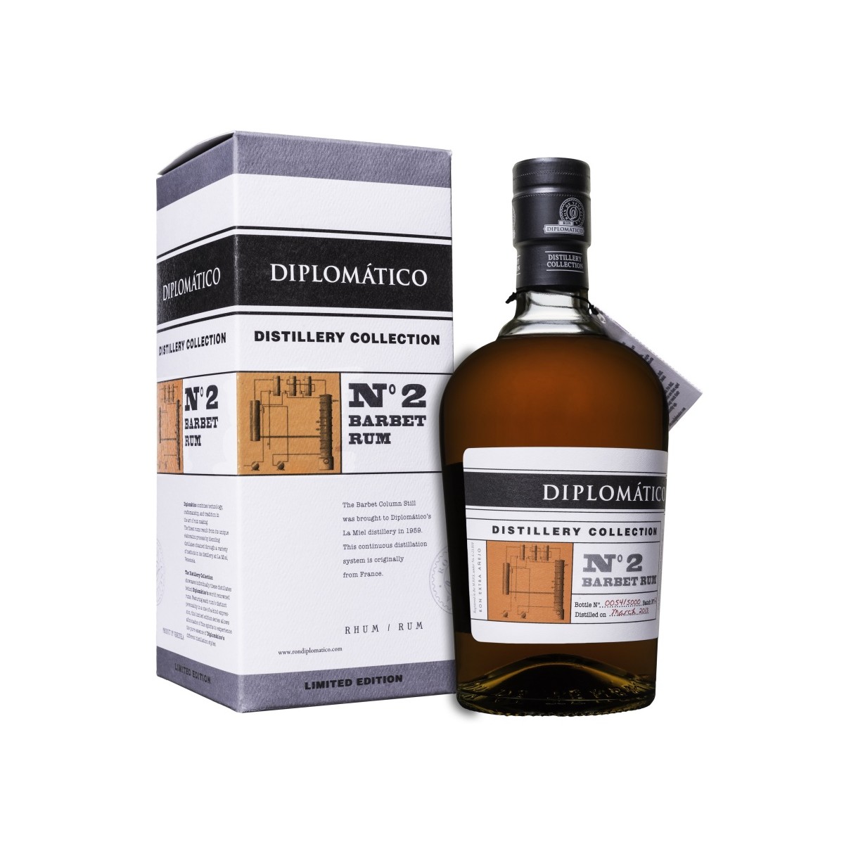 Diplomático Distillery Collection No.2 Barbet Rum 0,7l