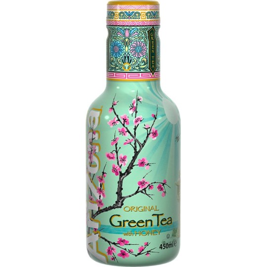 AriZona Green tea Honey 0,45l - PET