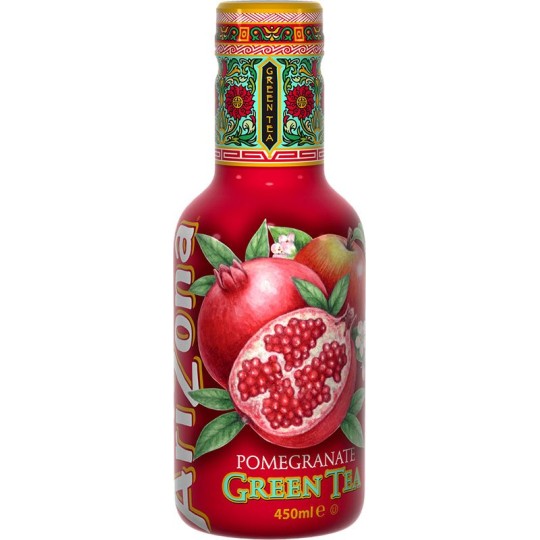 AriZona Green tea Pomegranate 0,45l - PET