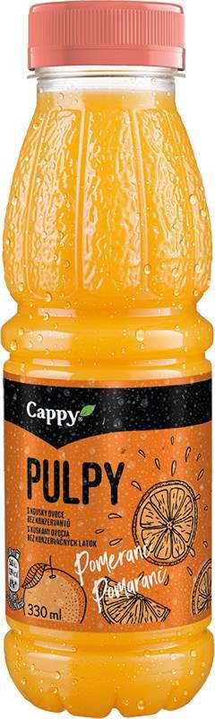 Cappy Pulpy orange 0,33l - PET