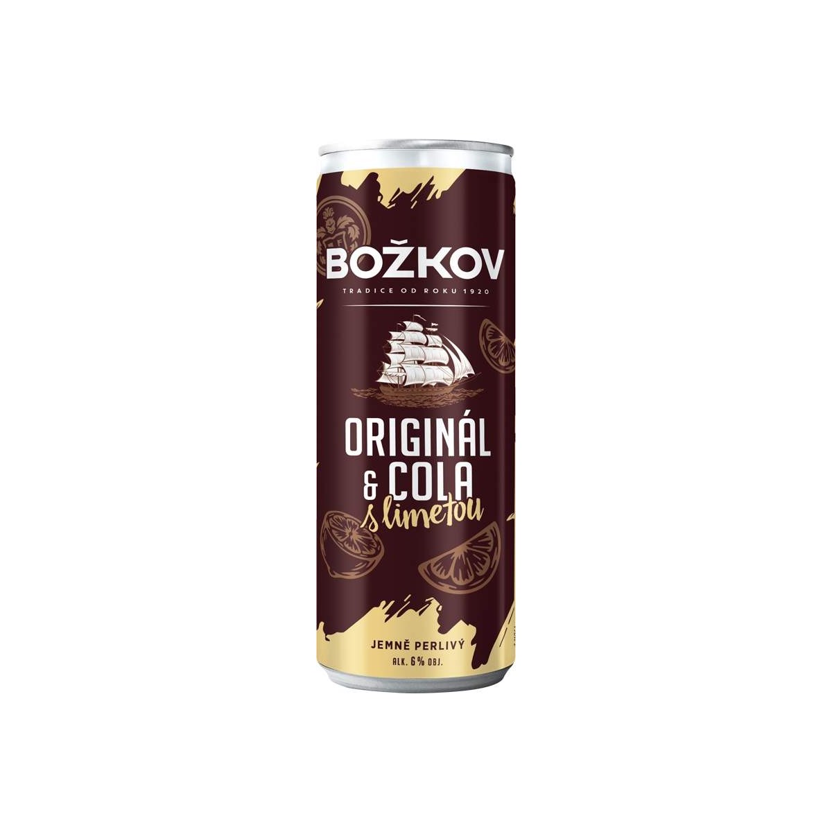 Božkov Originál & Cola s limetou 0,25l - plech