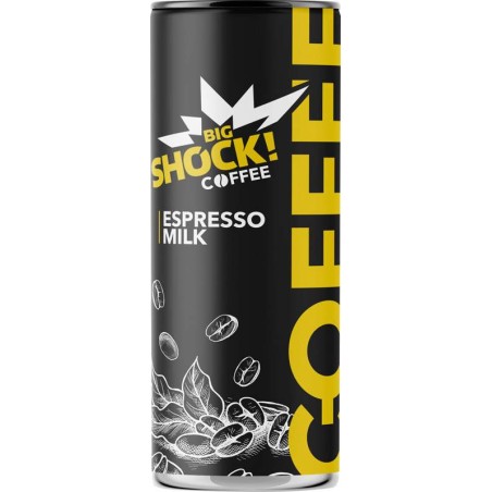 Big Shock! Coffee Espresso Milk 0,25l - plech