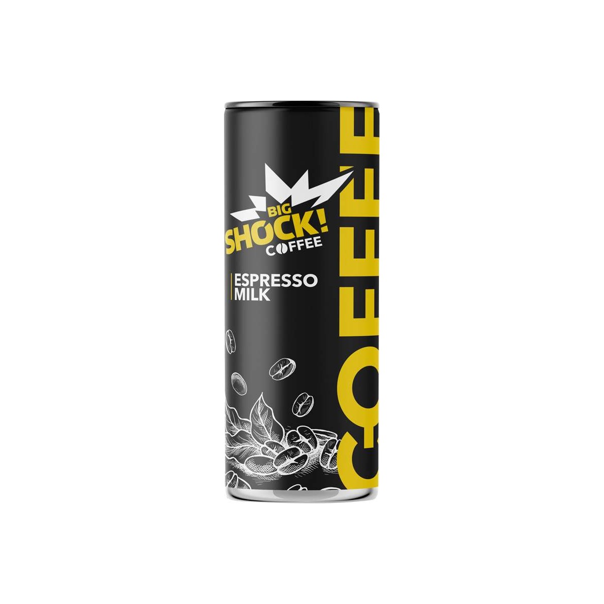 Big Shock! Coffee Espresso Milk 0,25l - plech