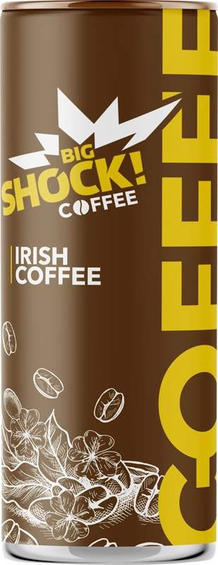 Big Shock! Coffee Irish 0,25l - plech