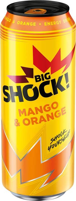 Big Shock! Mango & Orange 0,5l plech