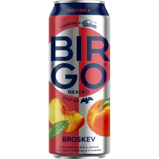 Birgo broskev 0,5l plech